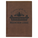 Leatherette Notebook - BRR