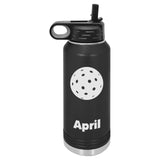 Pickleball Water Bottle - Personalized