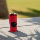 Slim Koozie - Leatherette Pickleball