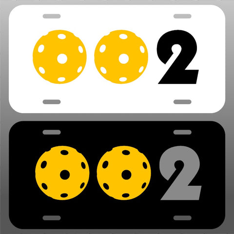 Pickleball 002 License Plate