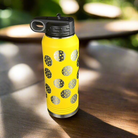 Pickleball Water Bottle - Full Wrap