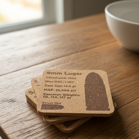 Ammunition Coasters - Individual Cartridges