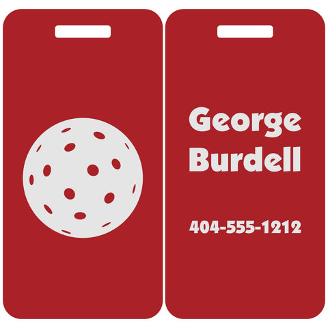 Custom Pickleball Bag Tag