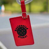 Custom Pickleball Bag Luggage Tag - Leatherette