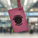 Custom Pickleball Bag Luggage Tag - Leatherette