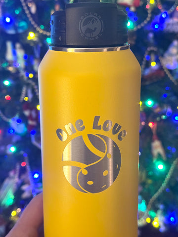 One Love Tennis  & Pickleball Water Bottle