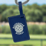 Custom Pickleball Bag Luggage Tag - Leatherette