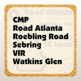 Track Coasters - Set of 6