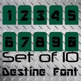 Glock Base Plate Numbers - 9 & 40